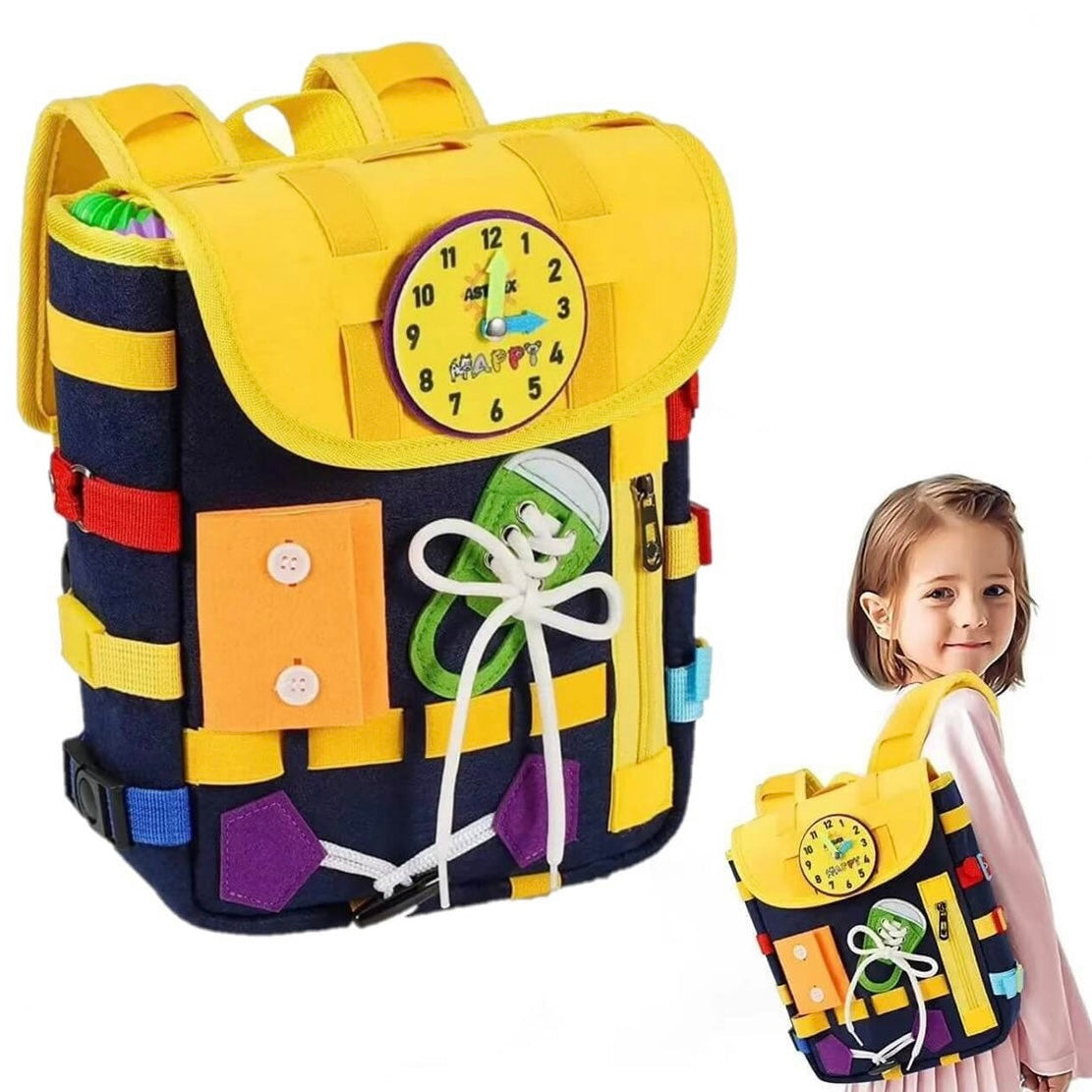 TouchTote™ - Revolutionary Busy Board Backpack